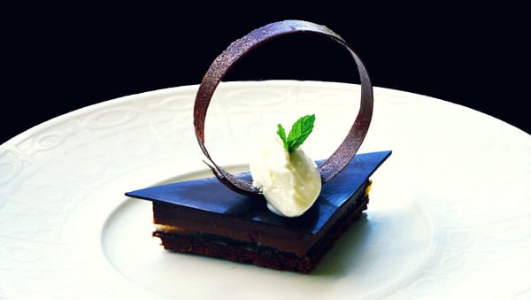 Chocolate dessert for ladies