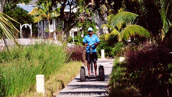 Jump on a Segway and discover the Domaine de Bel Ombre
