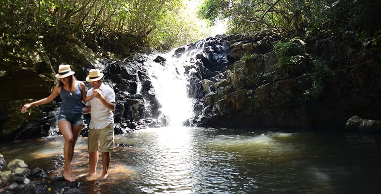 La cascade de la Réserve Naturelle Frédérica